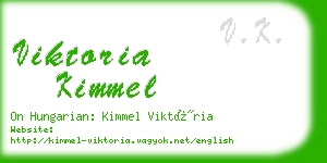 viktoria kimmel business card